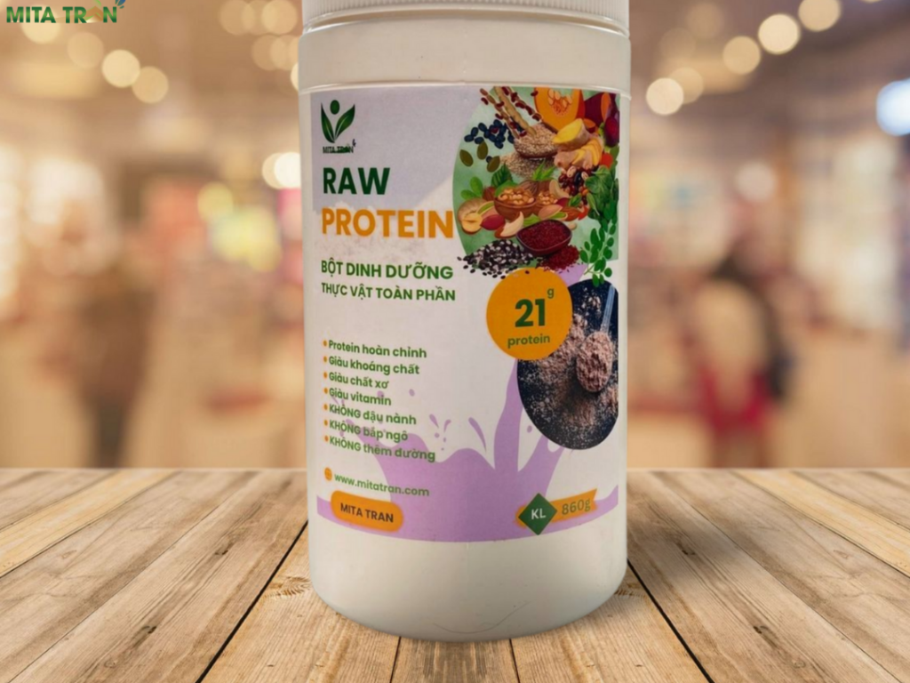 [Raw protein] Bột dinh dưỡng Protein hoàn chỉnh toàn thực vật – Thương hiệu Mita Tran