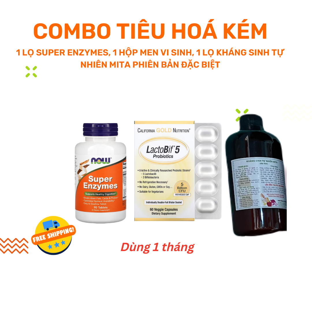 Combo Tiêu hoá kém