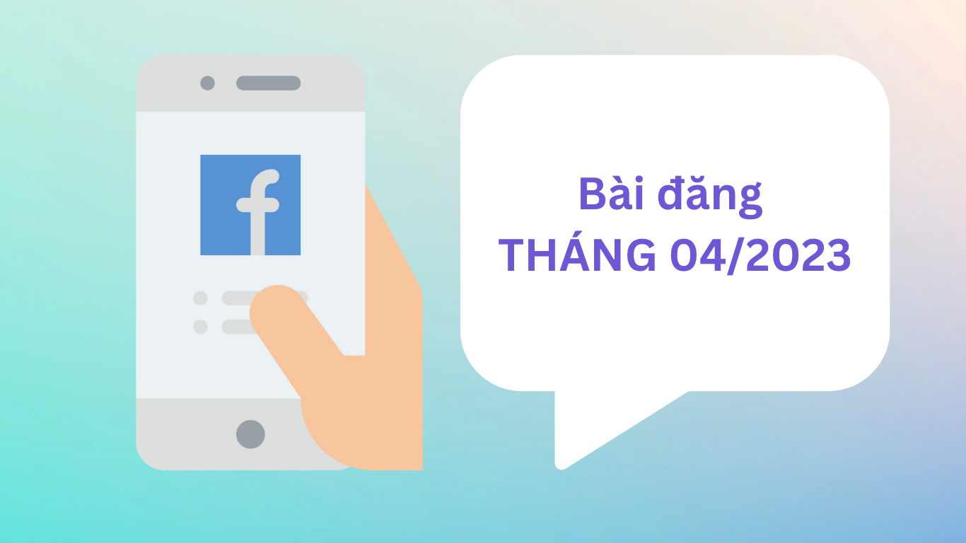 Tháng 04/2023- Các bài học từ Facebook Mita Tran