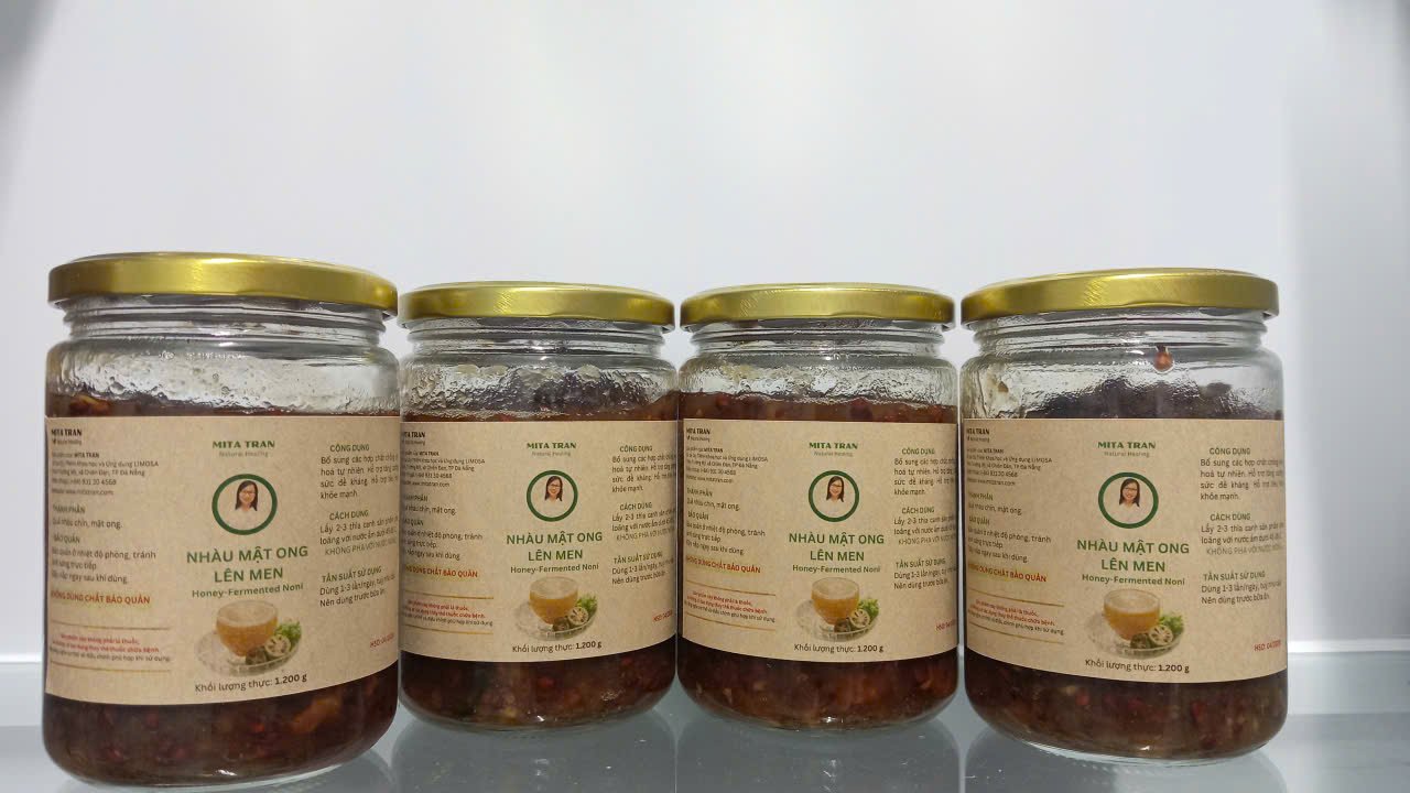 Nhàu mật ong lên men, 500g