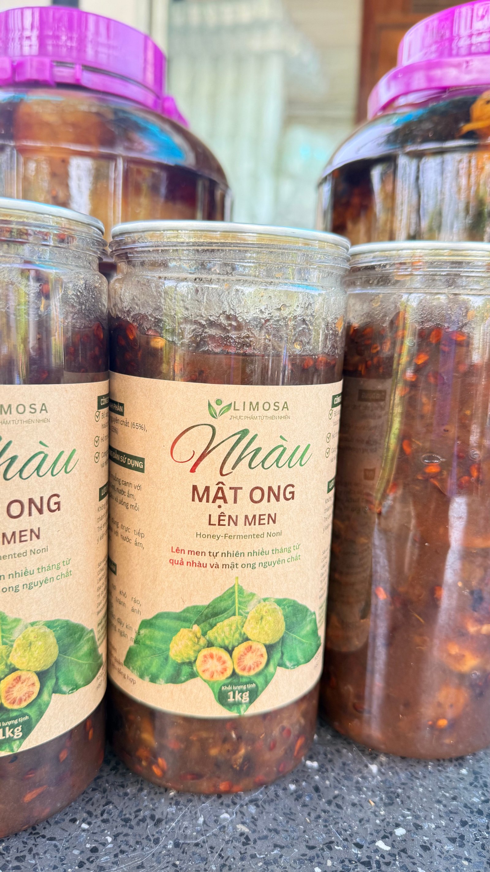 Nhàu mật ong lên men, 1kg