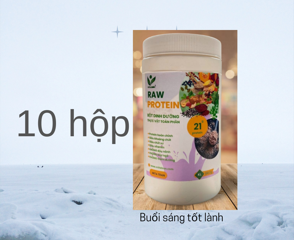 Combo 10 HỘP RAW PROTEIN