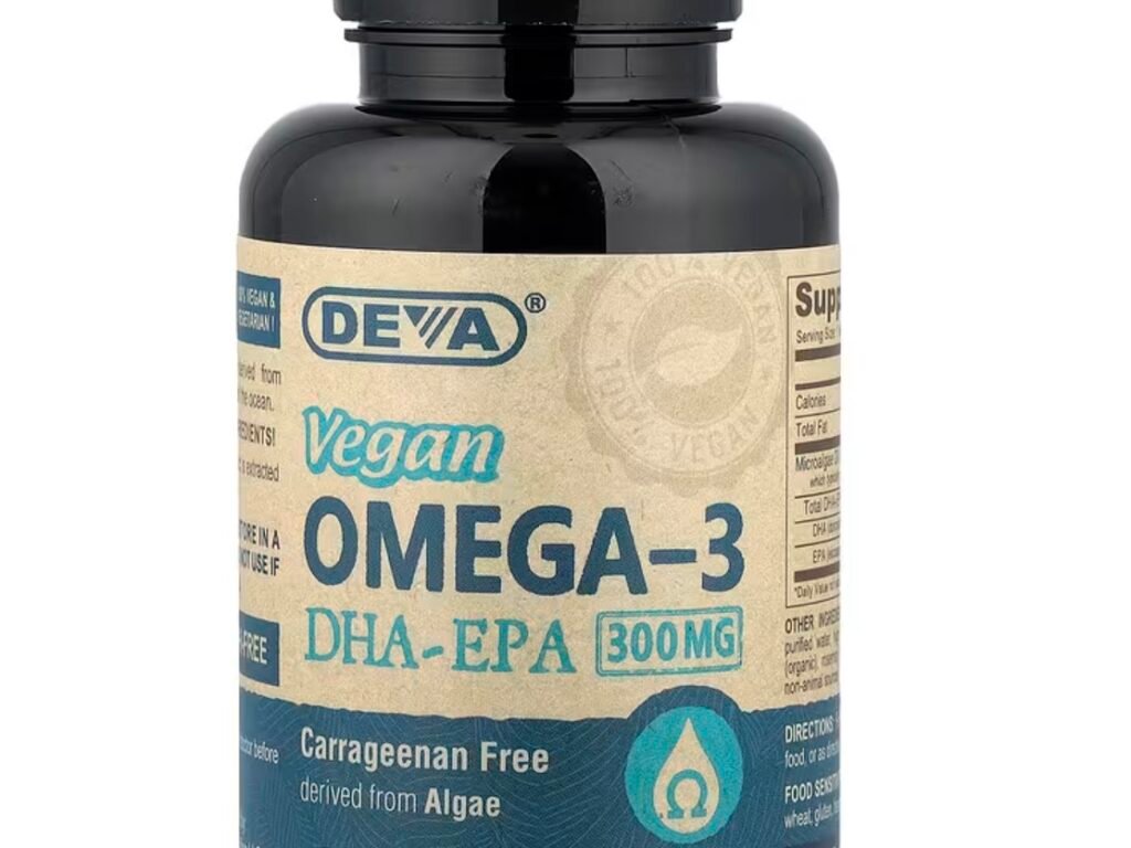 Omega-3 DHA-EPA 300mg thuần chay, 90 viên mềm, Deva