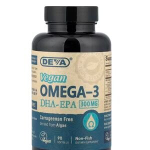 Omega-3 DHA-EPA 300mg thuần chay, 90 viên mềm, Deva