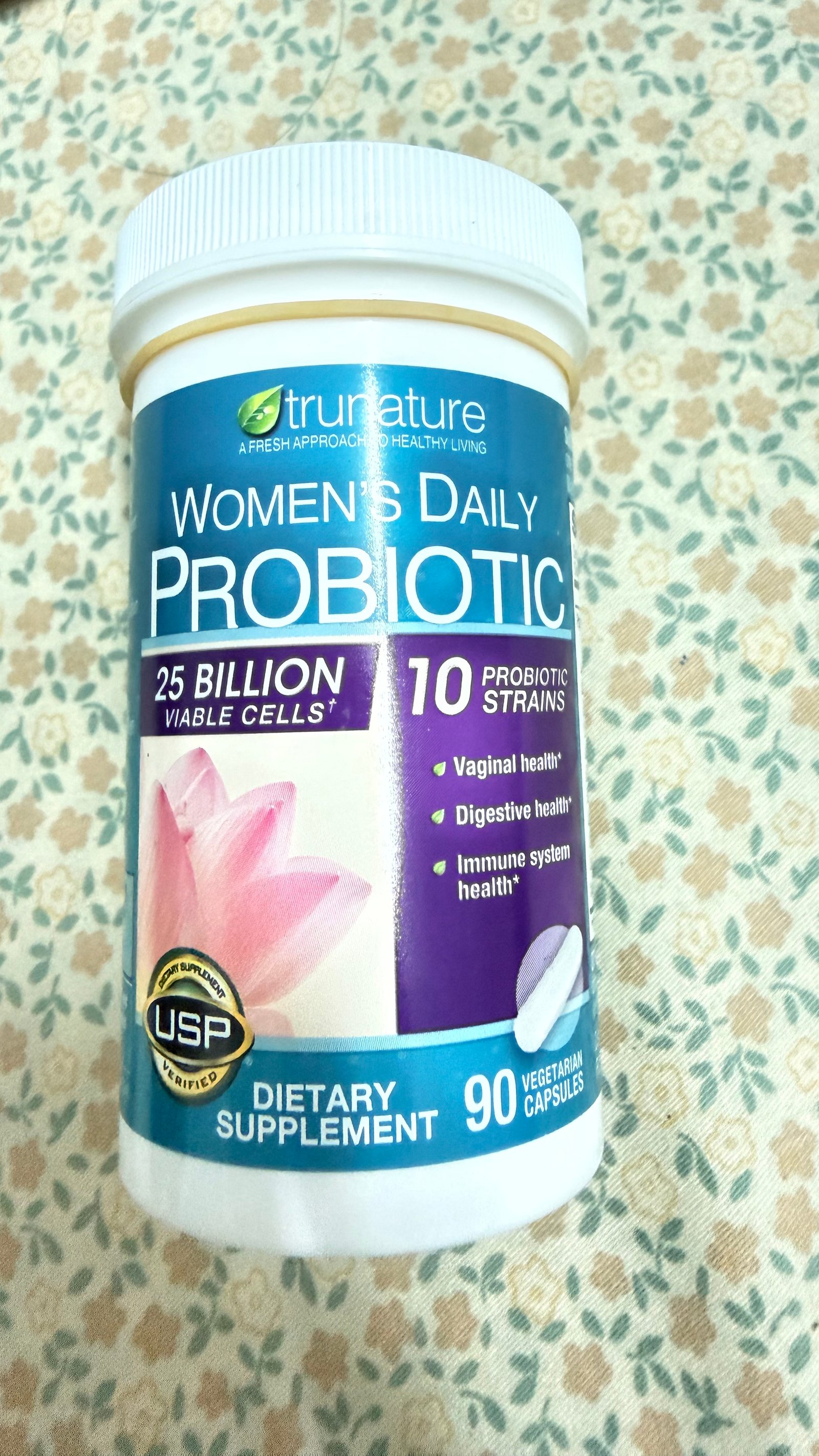 Men vi sinh Phụ Nữ, Trunature -90 viên-25 billion